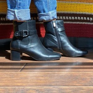 Black bandolino ankle booties